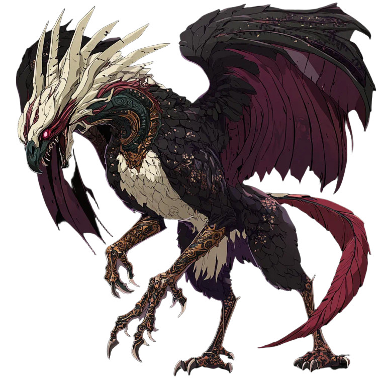 Ancient Mythical Beasts Vinyl Car Decal Sticker – Waterproof & UV-Resistant 8"