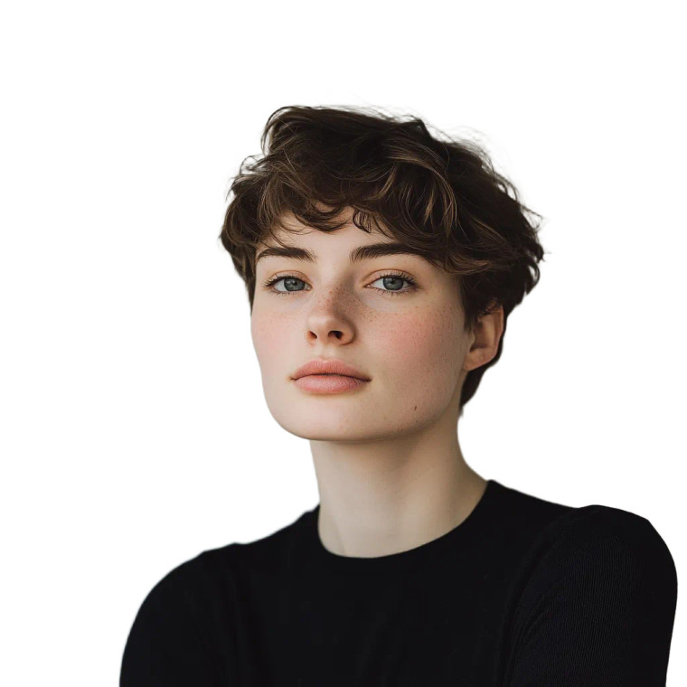 Minimalist Portrait Vinyl Car Decal Sticker – Waterproof & UV-Resistant 8"