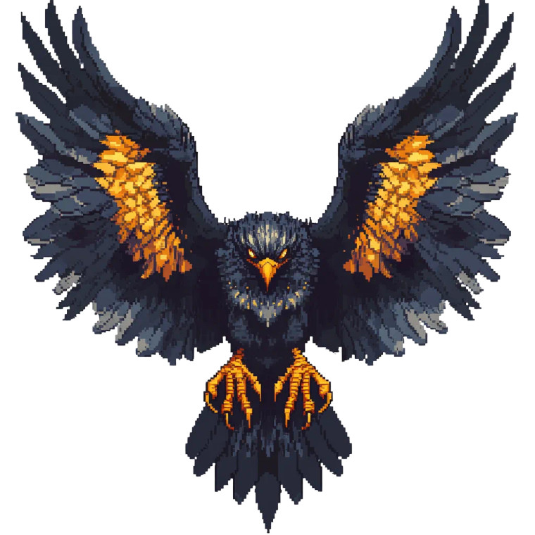 Windstrider Hawk Vinyl Car Decal Sticker – Waterproof & UV-Resistant 8"