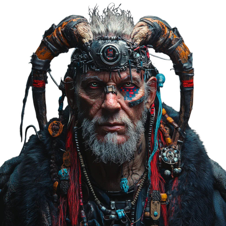 Cyber Viking Hacker Vinyl Car Decal Sticker – Waterproof & UV-Resistant 8"