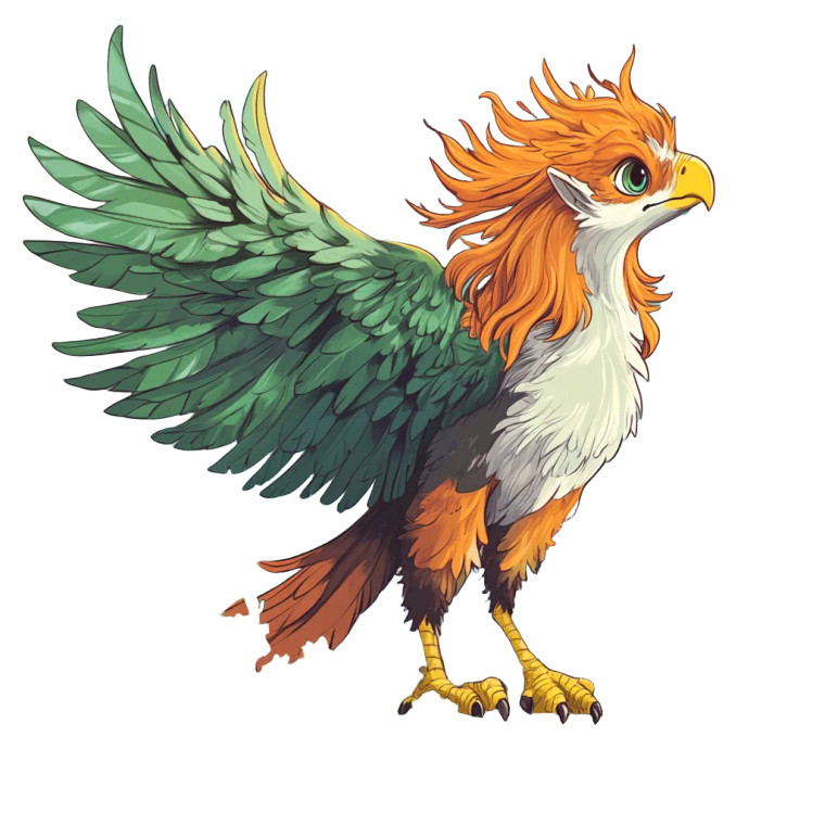 Silly Griffin Mullet Vinyl Car Decal Sticker – Waterproof & UV-Resistant 8"