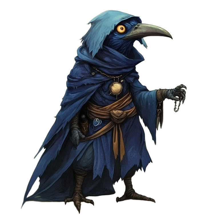 Kenku Sorcerer Vinyl Car Decal Sticker – Waterproof & UV-Resistant 8"