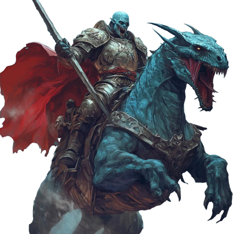 Vampire Lord Rider Vinyl Car Decal Sticker – Waterproof & UV-Resistant 8"