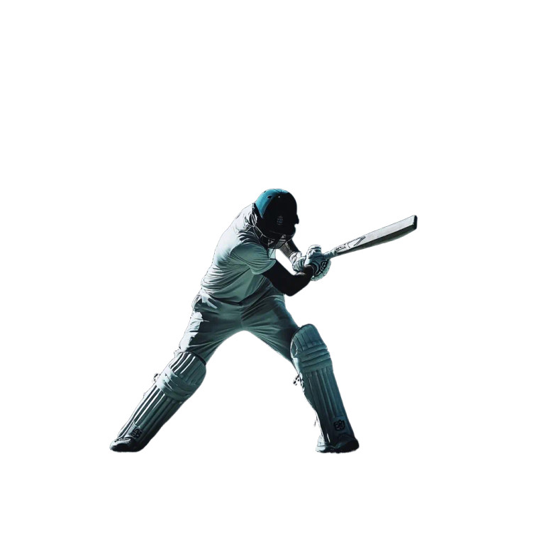 Night Cricket Player Vinyl Car Decal Sticker – Waterproof & UV-Resistant 8"