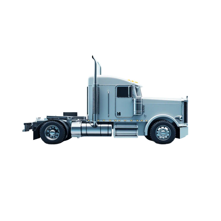 Truck On Scale V2 Vinyl Car Decal Sticker – Waterproof & UV-Resistant 8"