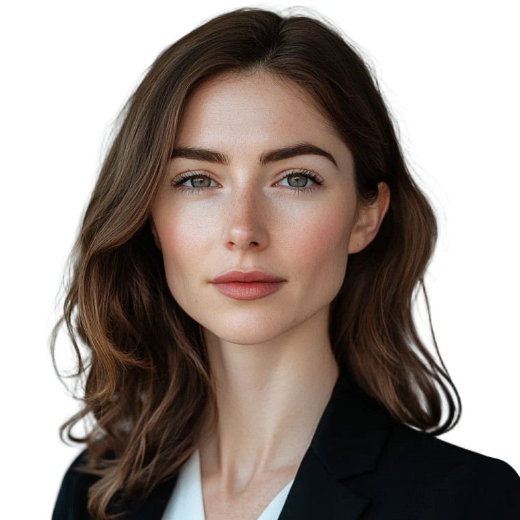 Professional Woman Portrait V2 Vinyl Car Decal Sticker – Waterproof & UV-Resistant 8"