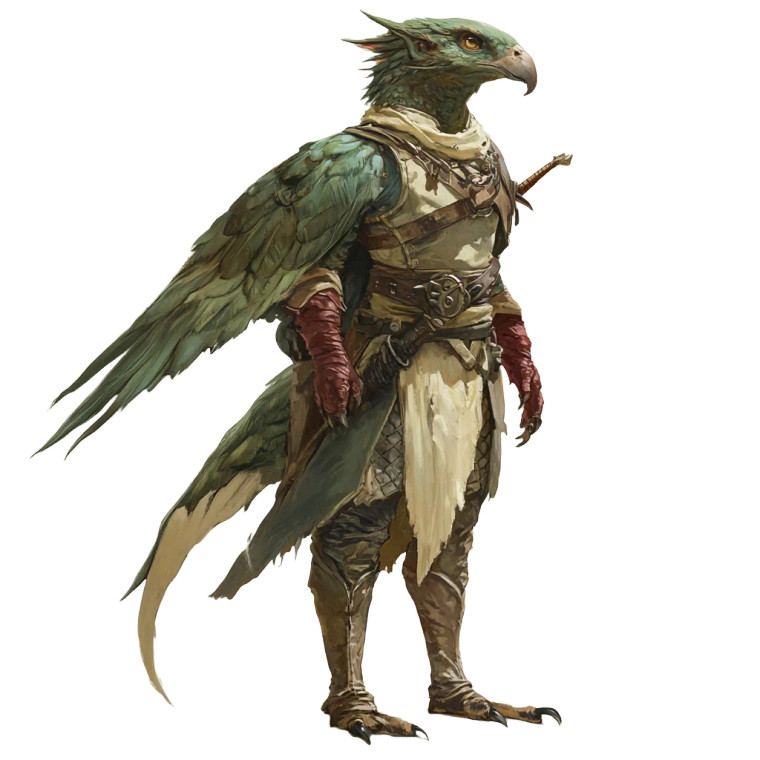 Bird-Human Hybrid Vinyl Car Decal Sticker – Waterproof & UV-Resistant 8"