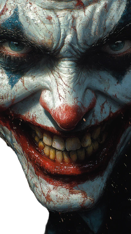 Joker Emotion Vinyl Car Decal Sticker – Waterproof & UV-Resistant 8"
