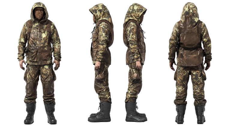 Camouflage Hunter Turnaround Vinyl Car Decal Sticker – Waterproof & UV-Resistant 8"