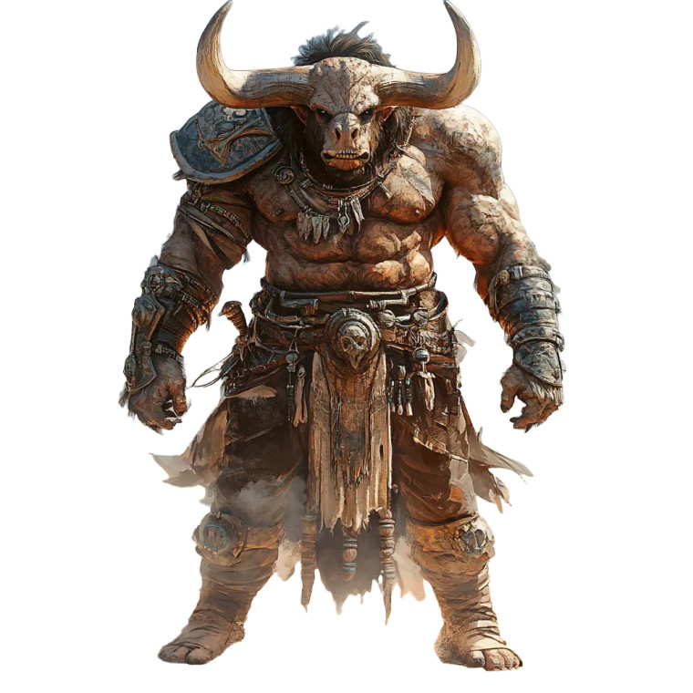 Tribal Bull Warrior Vinyl Car Decal Sticker – Waterproof & UV-Resistant 8"