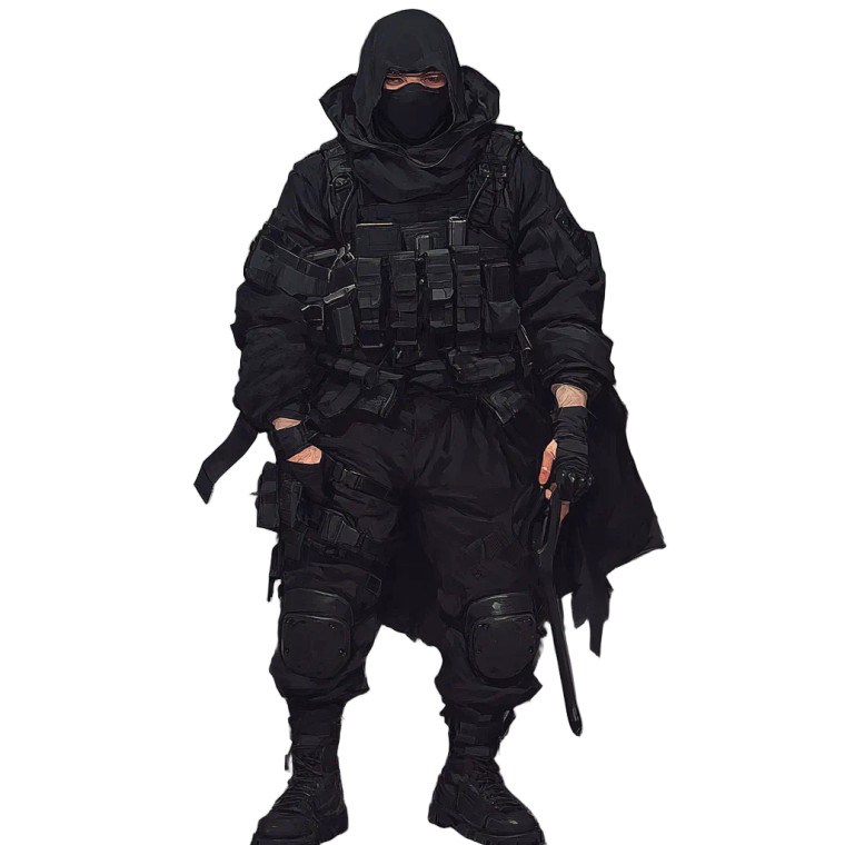 Post-Apocalyptic Mechanic Vinyl Car Decal Sticker – Waterproof & UV-Resistant 8"