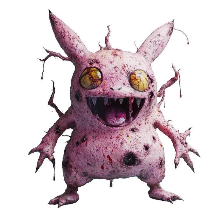 Druged Junk Pokémon Vinyl Car Decal Sticker – Waterproof & UV-Resistant 8"