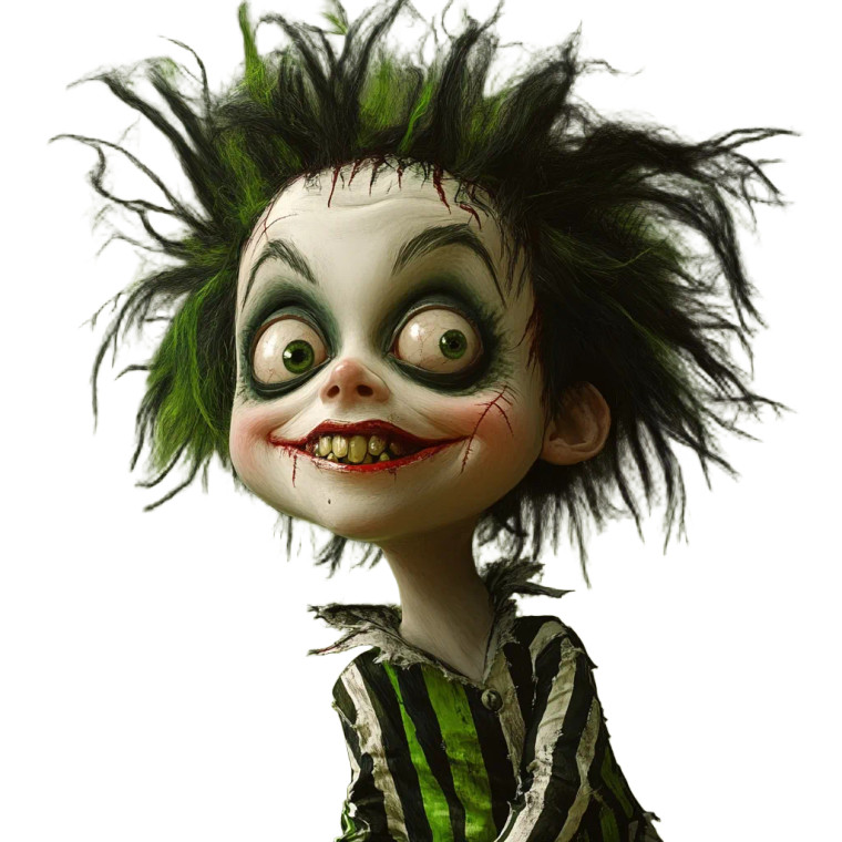 Beetlejuice Baby Vinyl Car Decal Sticker – Waterproof & UV-Resistant 8"