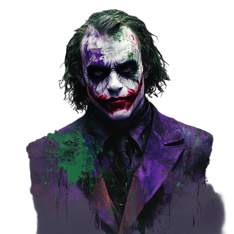 Heath Ledger Batman Vinyl Car Decal Sticker – Waterproof & UV-Resistant 8"