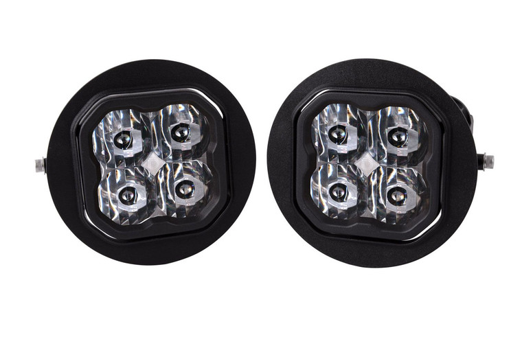 Intense Visibility with Diode Dynamics Driving/ Fog Lights | Stage Series Sport LEDs | Set Of 2 Lights with Mounting Brackets Included