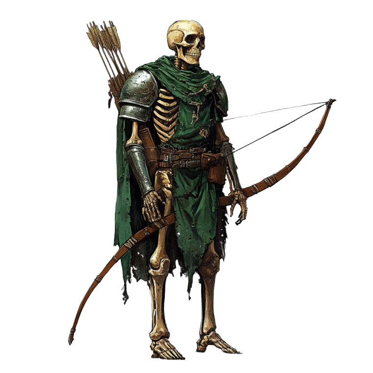 Skeletal Warrior V5 Vinyl Car Decal Sticker – Waterproof & UV-Resistant 8"