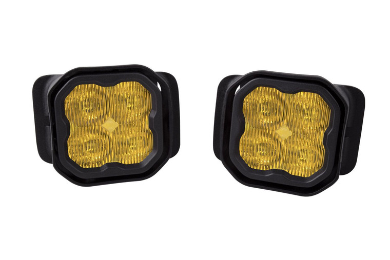 Upgrade Your Fog Lights with Diode Dynamics Stage Series Sport LED Bulbs | Yellow Fog Beam | SAE-Compliant | Set of 2 Lights