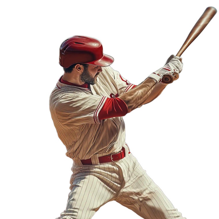 Baseball Home Run V2 Vinyl Car Decal Sticker – Waterproof & UV-Resistant 8"