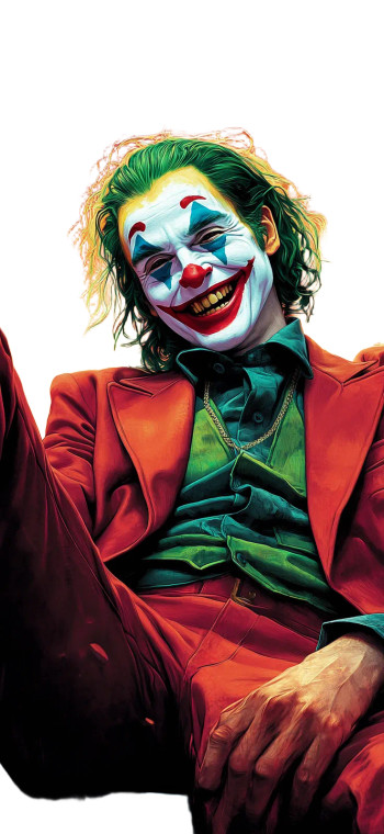 Joker Laughing V2 Vinyl Car Decal Sticker – Waterproof & UV-Resistant 8"