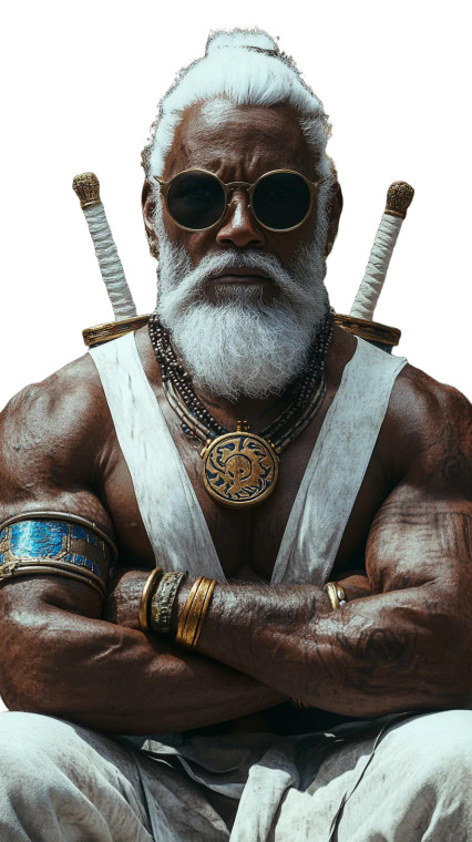 Warrior Sage Vinyl Car Decal Sticker – Waterproof & UV-Resistant 8"