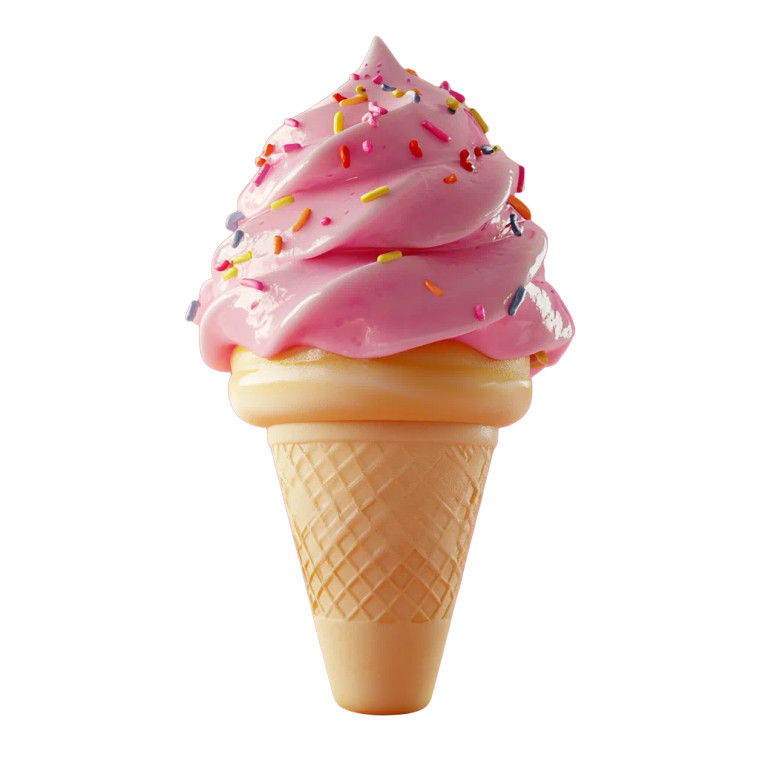 Popmart Ice Cream Vinyl Car Decal Sticker – Waterproof & UV-Resistant 8"