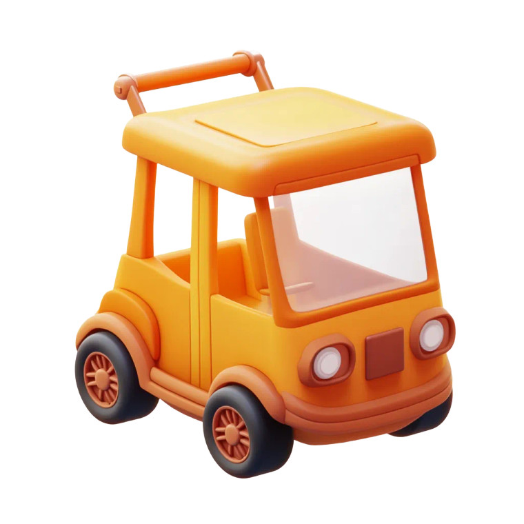 Modern Trolley Icon Vinyl Car Decal Sticker – Waterproof & UV-Resistant 8"