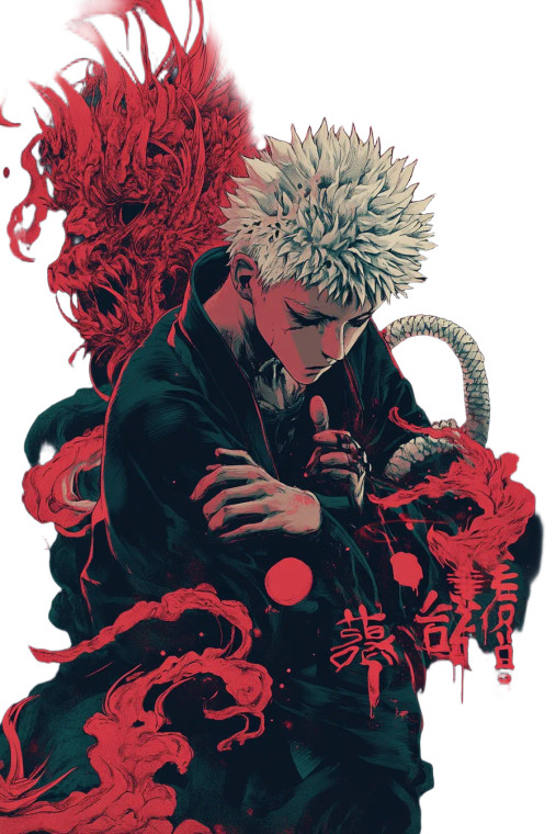 Jujutsu Kaisen Poster Vinyl Car Decal Sticker – Waterproof & UV-Resistant 8"