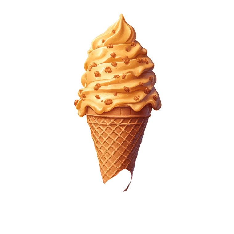 Happy Ice Cream Hand Vinyl Car Decal Sticker – Waterproof & UV-Resistant 8"