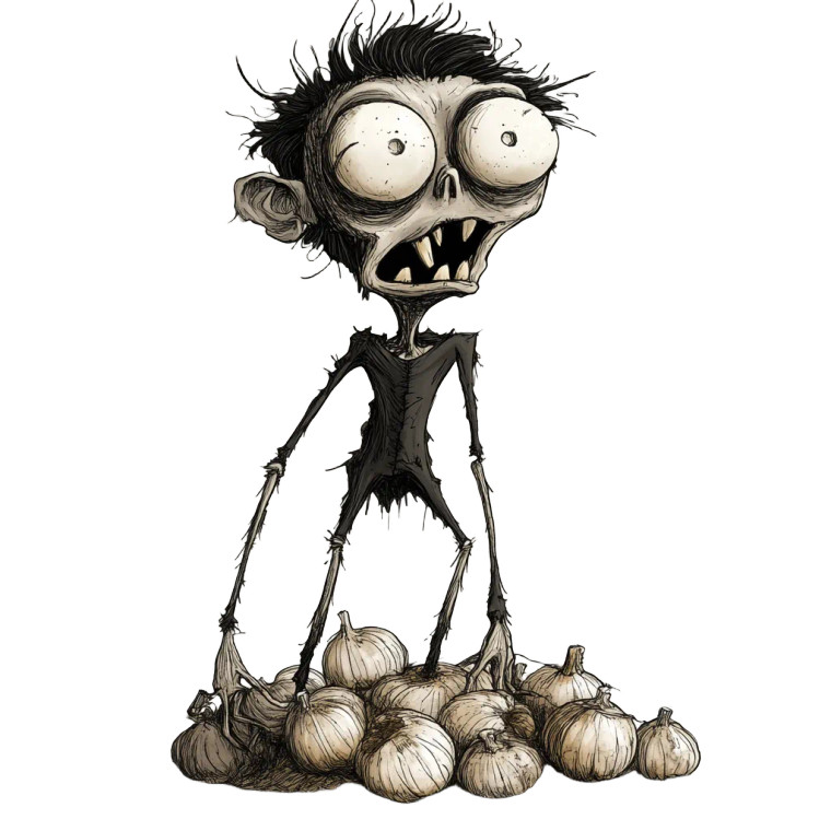 Crazy Cartoon Vampire Vinyl Car Decal Sticker – Waterproof & UV-Resistant 8"