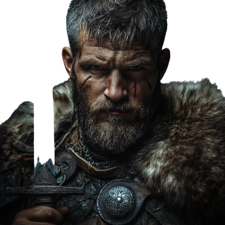 Medieval Warrior V5 Vinyl Car Decal Sticker – Waterproof & UV-Resistant 8"