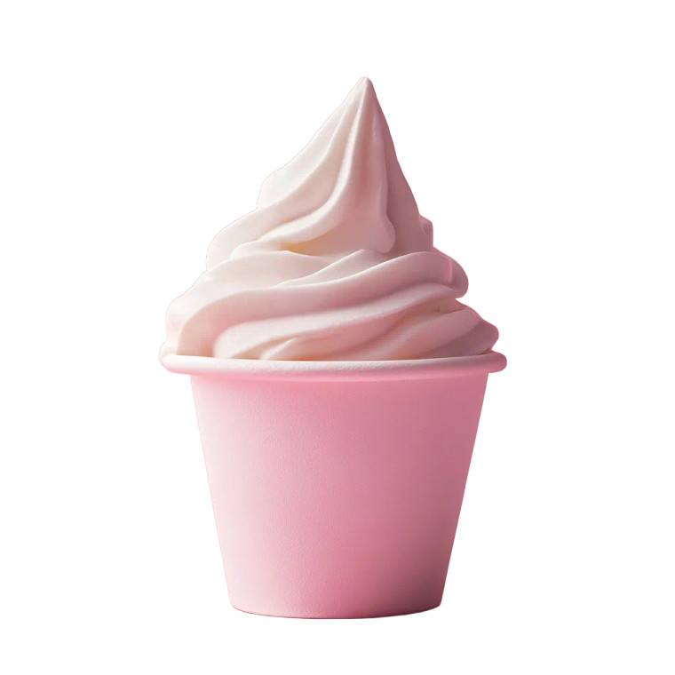 Frozen Yogurt Cup Vinyl Car Decal Sticker – Waterproof & UV-Resistant 8"