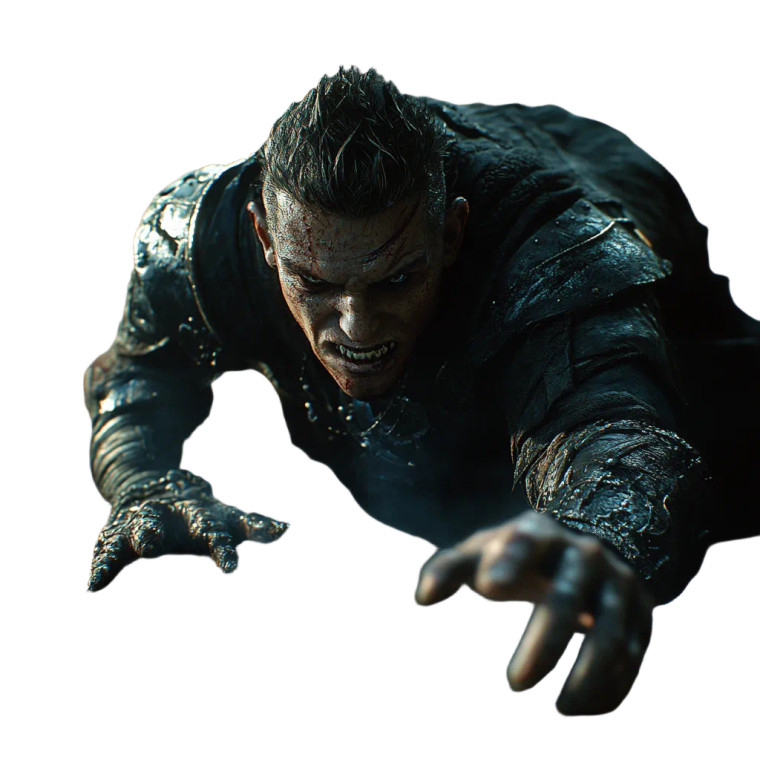 Determined Fantasy Warrior Vinyl Car Decal Sticker – Waterproof & UV-Resistant 8"