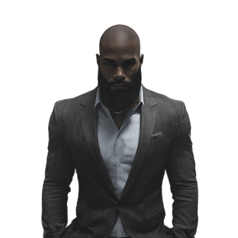 Stylish Futuristic Gentleman Vinyl Car Decal Sticker – Waterproof & UV-Resistant 8"