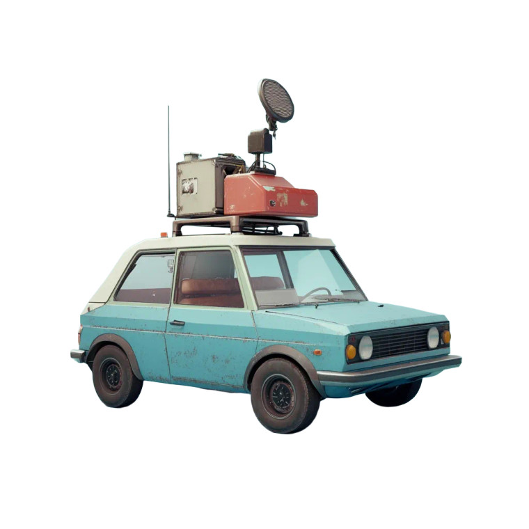 Maritime Radar Car Vinyl Car Decal Sticker – Waterproof & UV-Resistant 8"