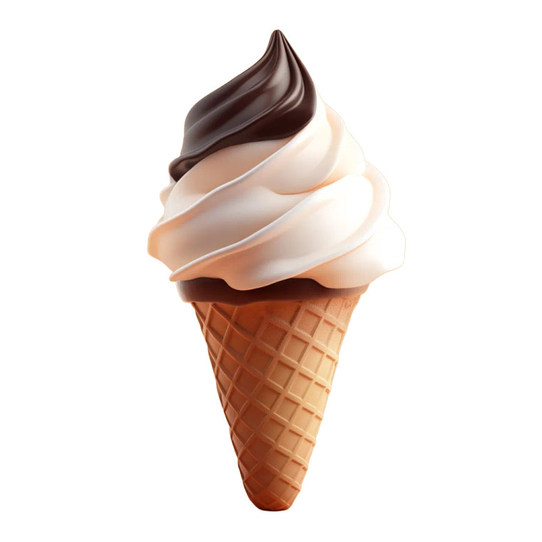 Realistic Ice-Cream Vinyl Car Decal Sticker – Waterproof & UV-Resistant 8"