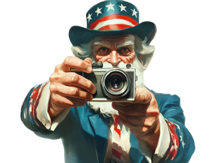 Uncle Sam Poster V13 Vinyl Car Decal Sticker – Waterproof & UV-Resistant 8"