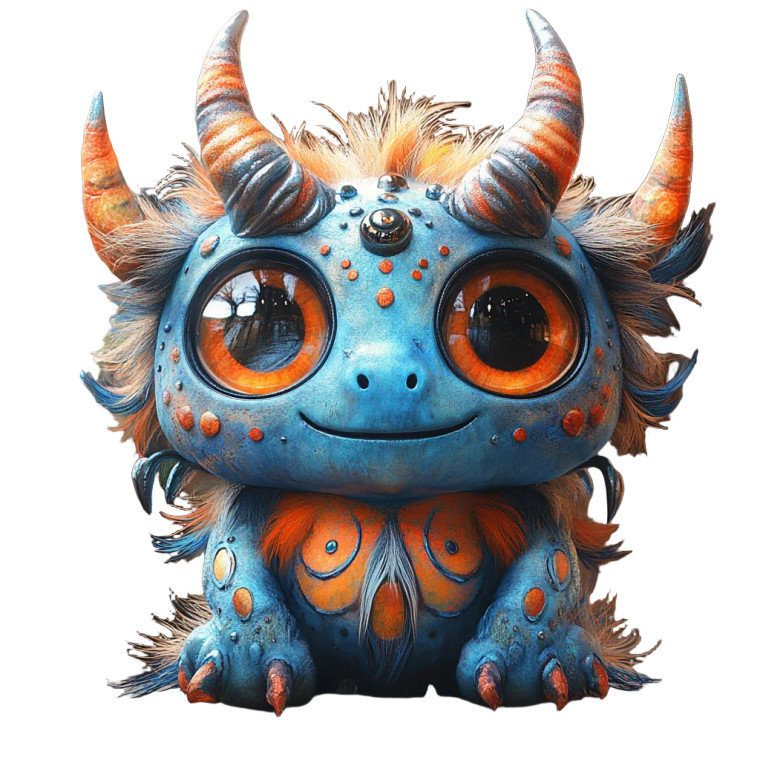 Fantastical Creature Head Vinyl Car Decal Sticker – Waterproof & UV-Resistant 8"