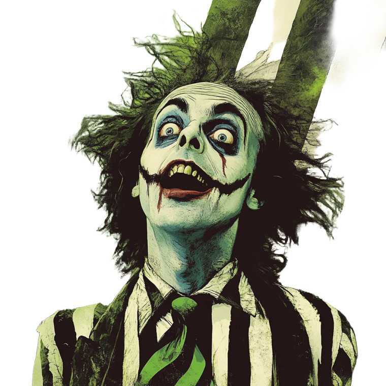 Beetlejuice Poster Vinyl Car Decal Sticker – Waterproof & UV-Resistant 8"