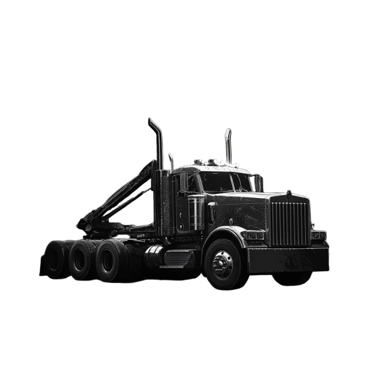 Modern Standard Wrecker Vinyl Car Decal Sticker – Waterproof & UV-Resistant 8"