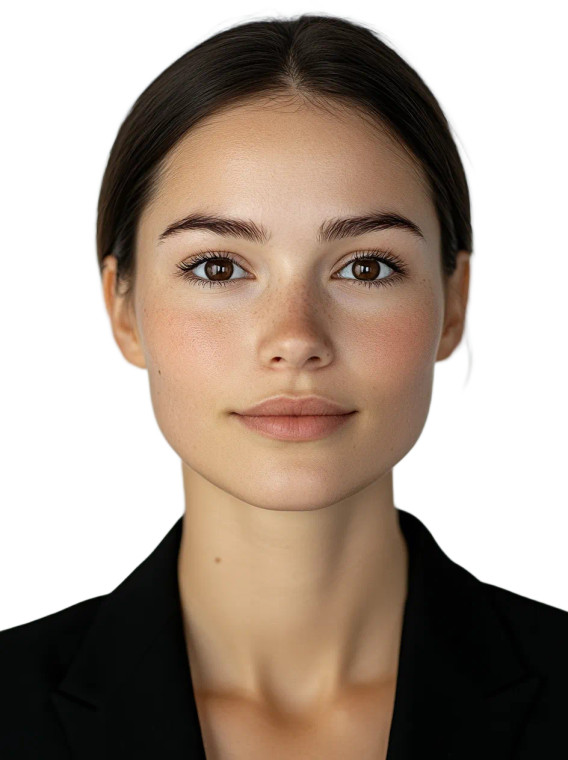 German Passport Photo Vinyl Car Decal Sticker – Waterproof & UV-Resistant 8"