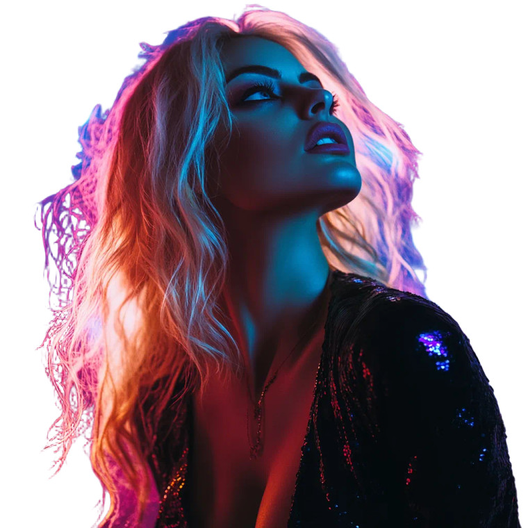 Blonde Pop Singer Vinyl Car Decal Sticker – Waterproof & UV-Resistant 8"