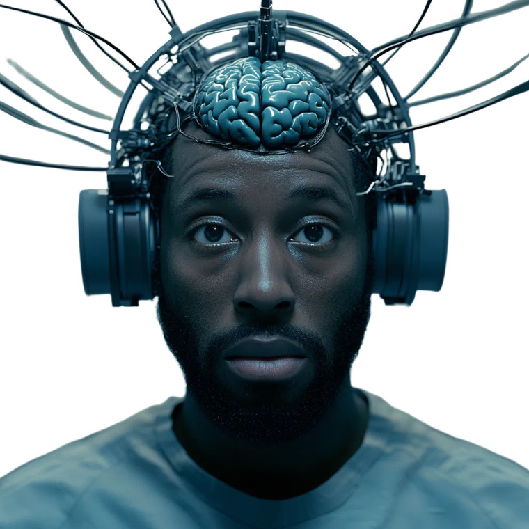 Brainwashed Man Poster Vinyl Car Decal Sticker – Waterproof & UV-Resistant 8"