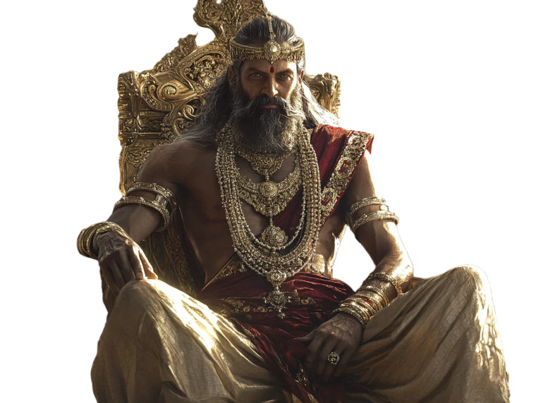 Majestic Indian King Vinyl Car Decal Sticker – Waterproof & UV-Resistant 8"