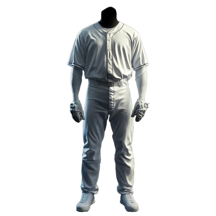 Baseball Uniform V2 Vinyl Car Decal Sticker – Waterproof & UV-Resistant 8"