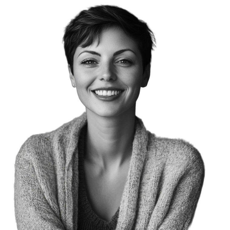 Luxurious Smiling Person Vinyl Car Decal Sticker – Waterproof & UV-Resistant 8"