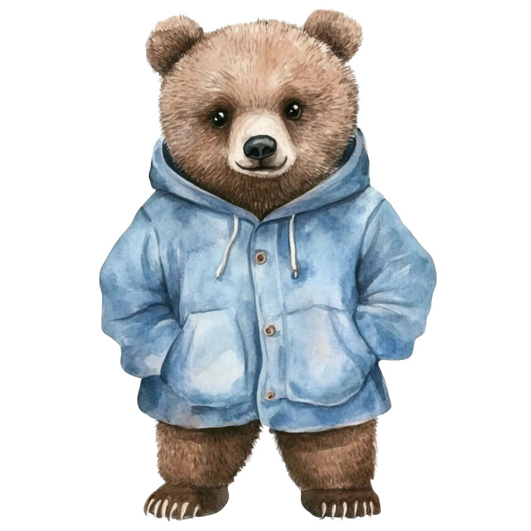 Stupid Bear Cub Vinyl Car Decal Sticker – Waterproof & UV-Resistant 8"