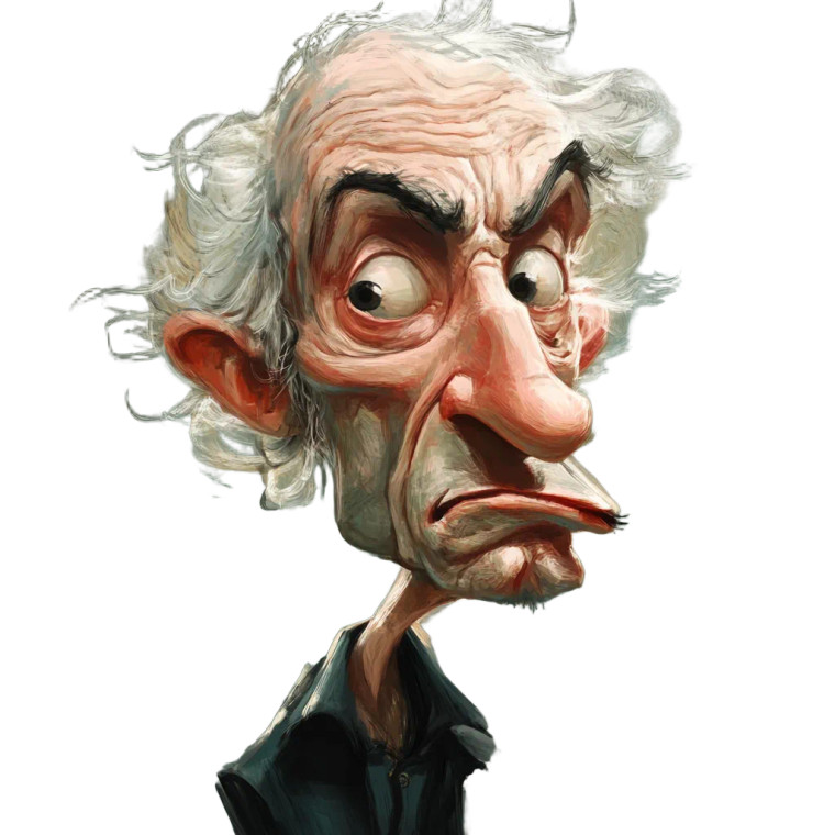 Caricature V2 Vinyl Car Decal Sticker – Waterproof & UV-Resistant 8"