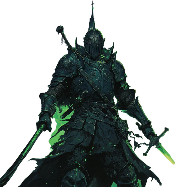 Fantasy Armored Warrior V2 Vinyl Car Decal Sticker – Waterproof & UV-Resistant 8"