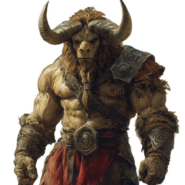 Minotaur V4 Vinyl Car Decal Sticker – Waterproof & UV-Resistant 8"