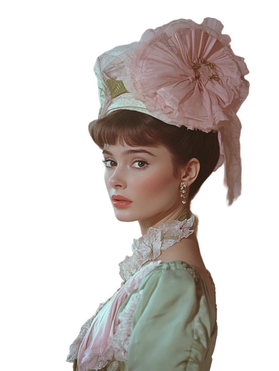 Audrey Hepburn Castle Vinyl Car Decal Sticker – Waterproof & UV-Resistant 8"